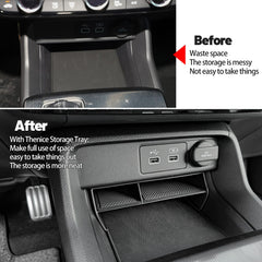 Thenice glove storage box keeps essentials within reach in Civic cabin
