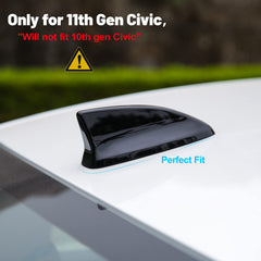 Thenice Civic antenna topper easy install with adhesive tape for quick fitting