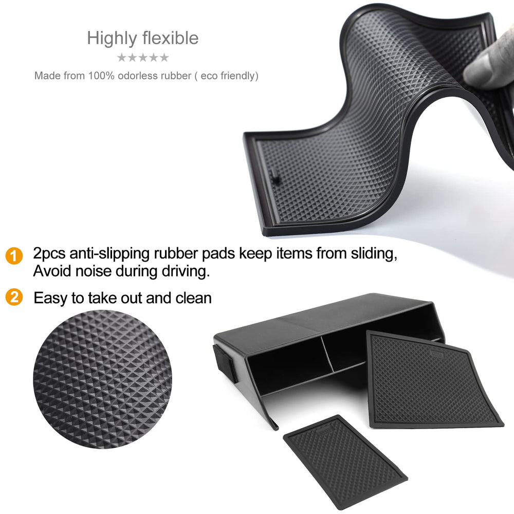 Premium anti-slip pads prevent sliding and reduce noise in use