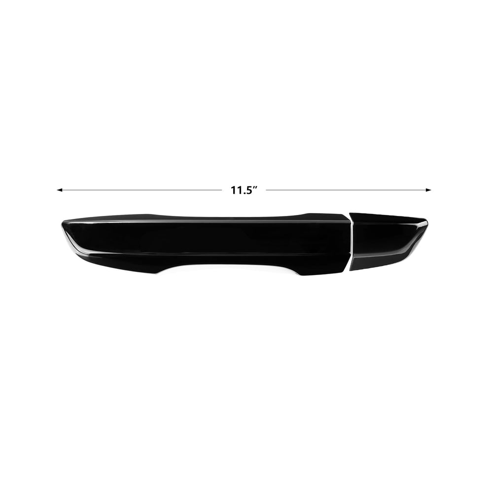 Thenice Civic black door handle cover installed on vehicle shows secure fit