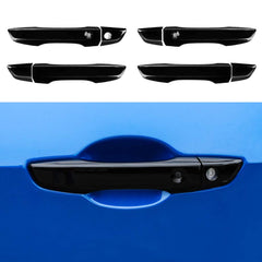 Thenice Civic door handle cover black front view adds protection and style