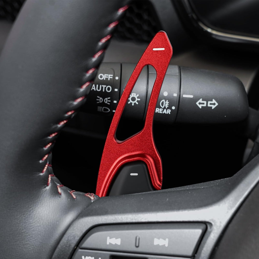 Thenice paddle shifter extension installation with 3M adhesive is straightforward.