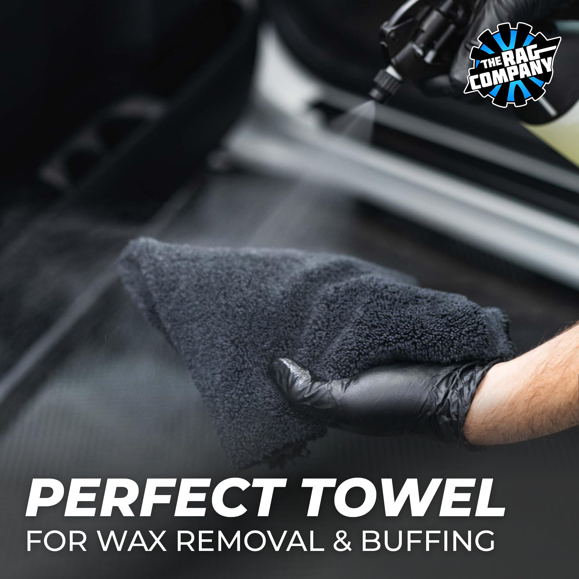 Creature Edgeless towels plush side for final buffing and shine