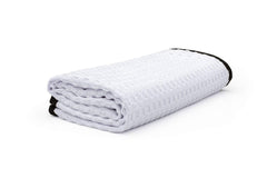 The Rag Company Dry Me A River 390 gsm close-up shows dense microfiber.