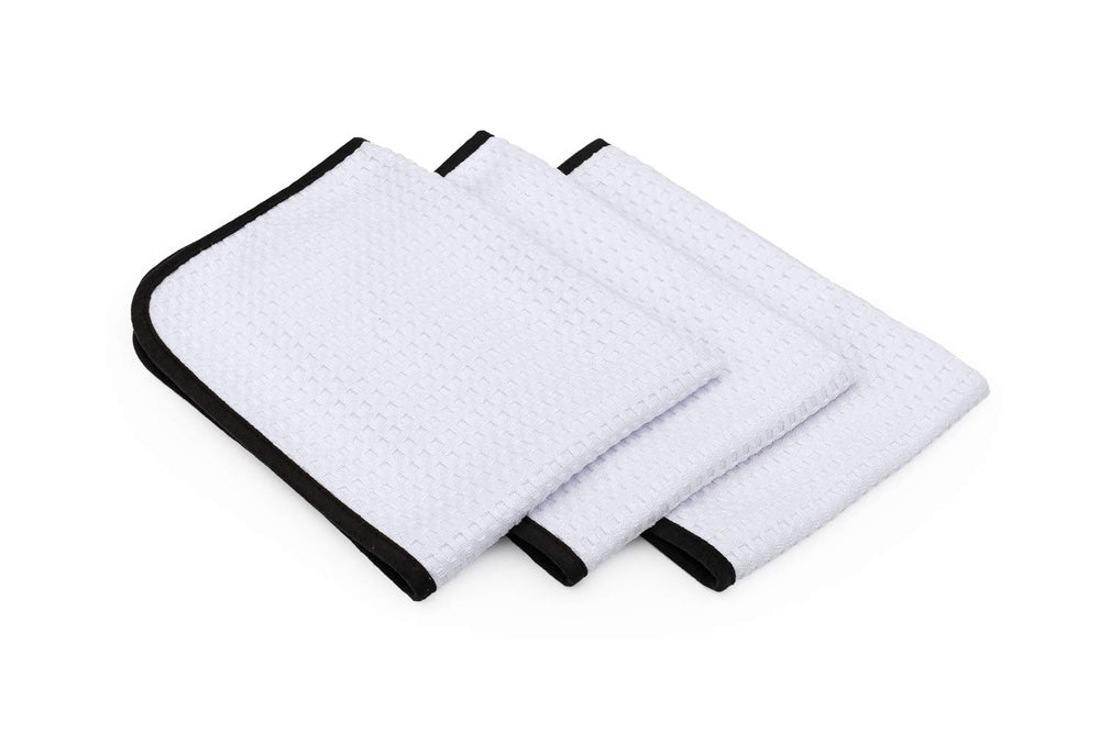 The Rag Company Dry Me A River suede edge detail protects finishes during drying.