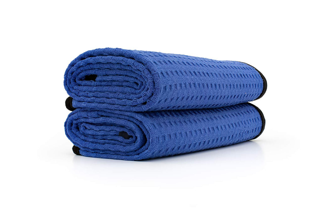 The Rag Company Dry Me A River waffle-weave towel dries fast on paint
