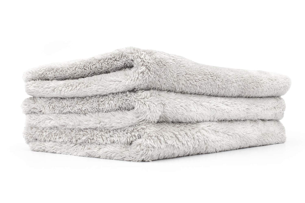 The Rag Company Eagle Edgeless 500 three-pack towels for flawless paint detailing.