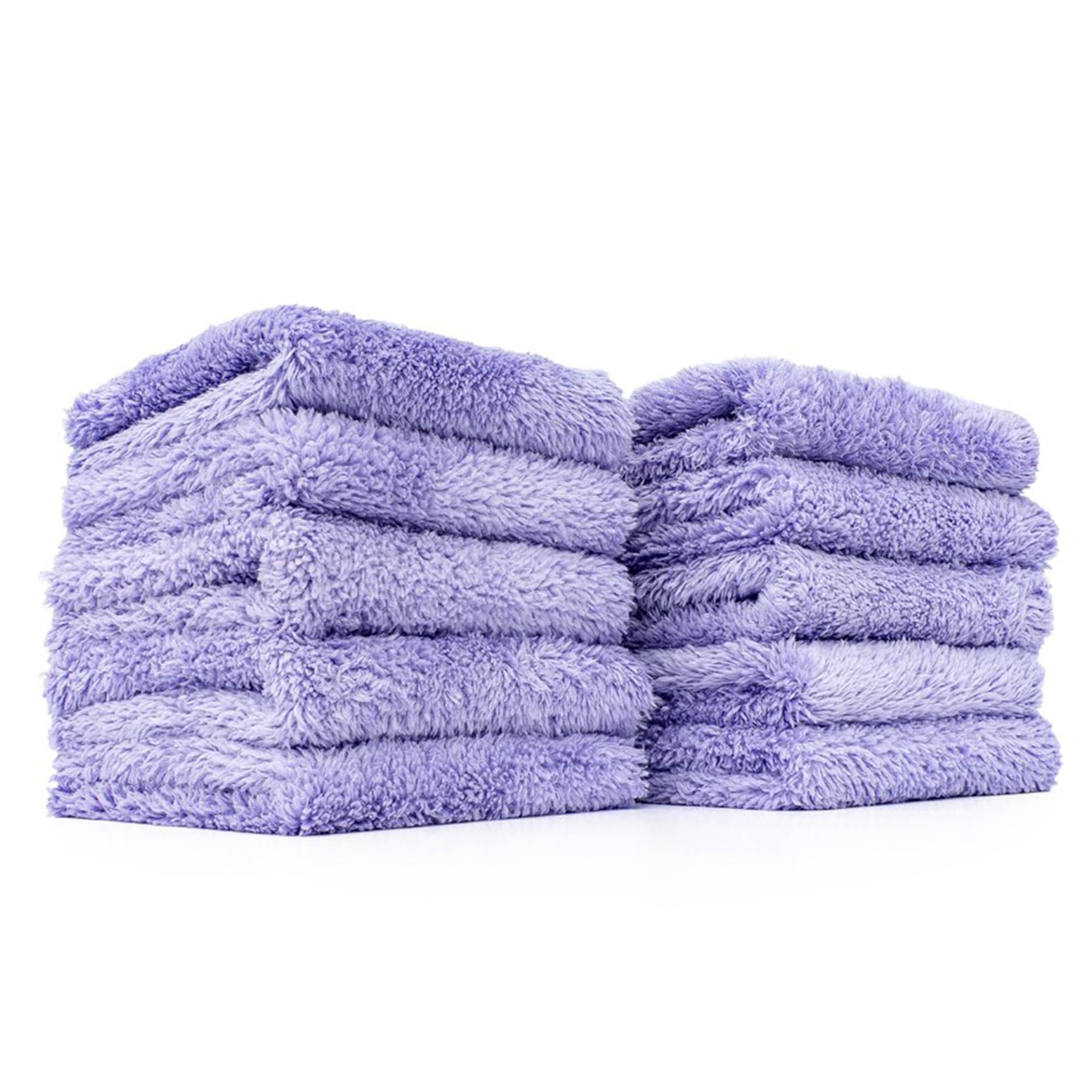 The Rag Company Eaglet 350 lavender plush microfiber towel for detailed work