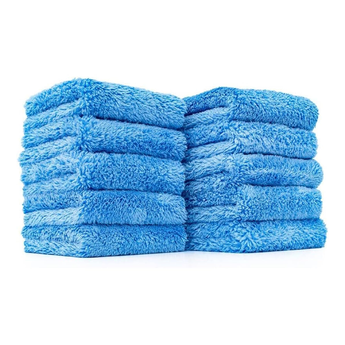 The Rag Company Eaglet 500 blue 8x8 towel ideal for wheels and mirrors.