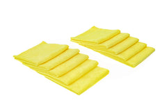The Rag Company Edgeless 300 towel polish-removal focus shows residue-free wipe during glaze work