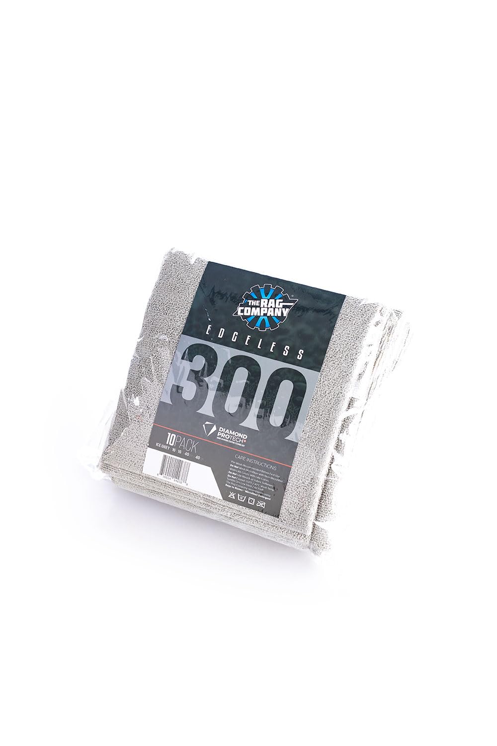 The Rag Company Edgeless 300 detailing towel for glaze wipe and shine preservation.