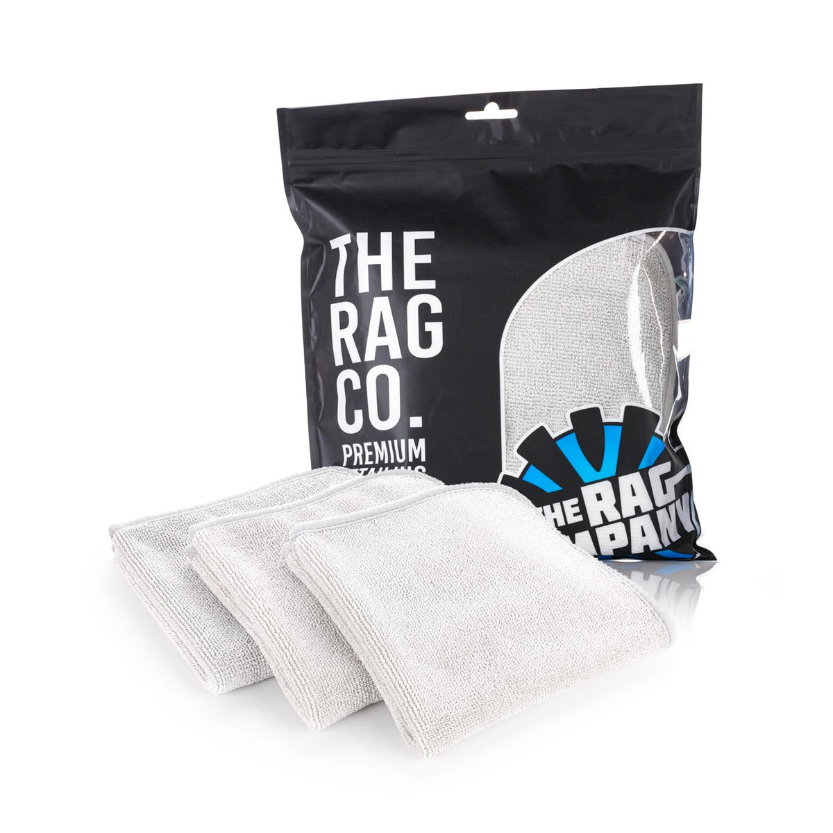 The Rag Company FTW microfiber towel glides over glass for a streak-free finish.