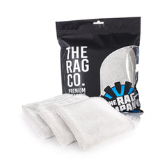 The Rag Company FTW microfiber towel glides over glass for a streak-free finish.