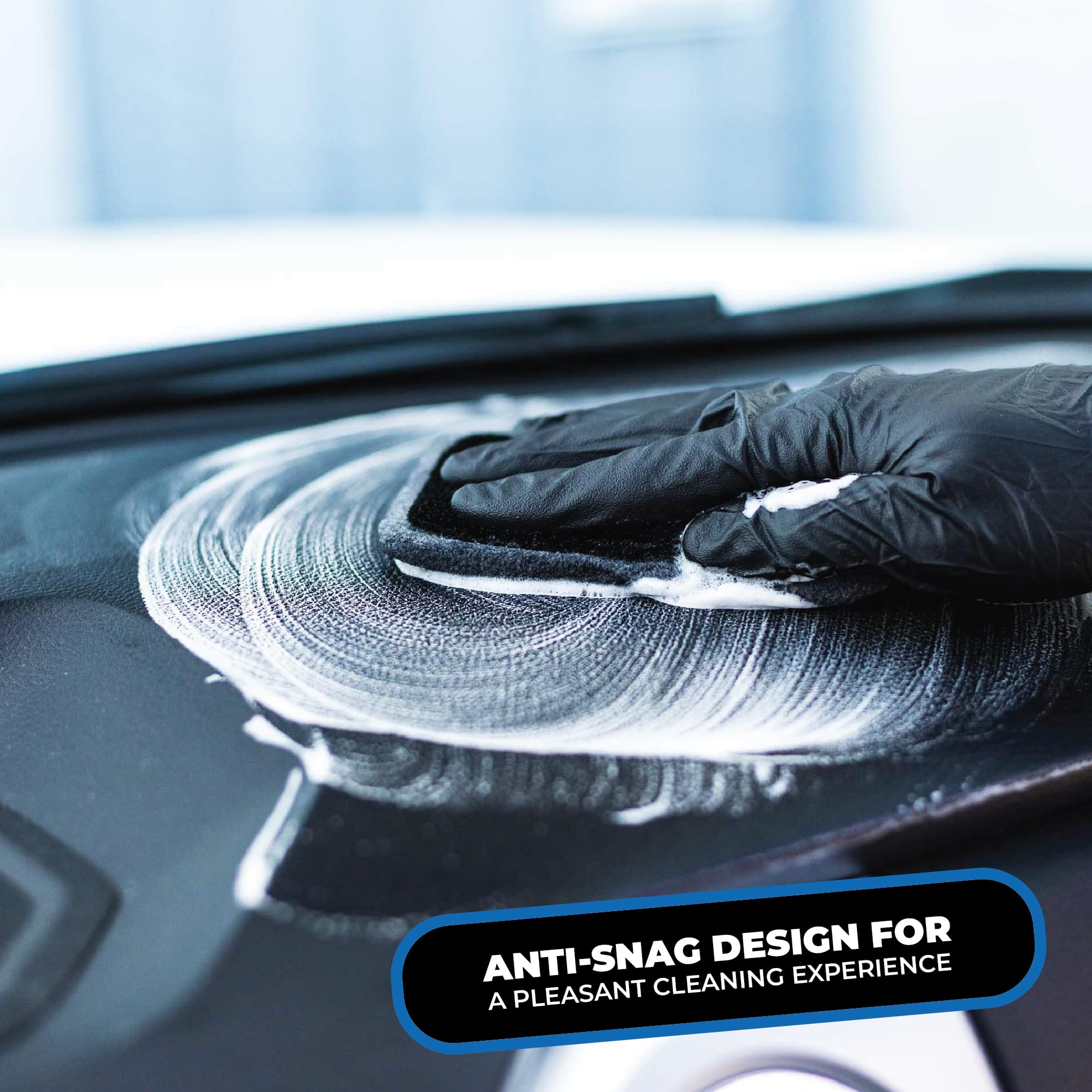 The Rag Company interior scrubber aids gentle interior cleaning tasks.