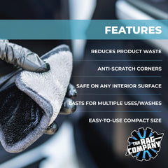 The Rag Company interior scrubber waterproof barrier prevents seepage for efficient use.