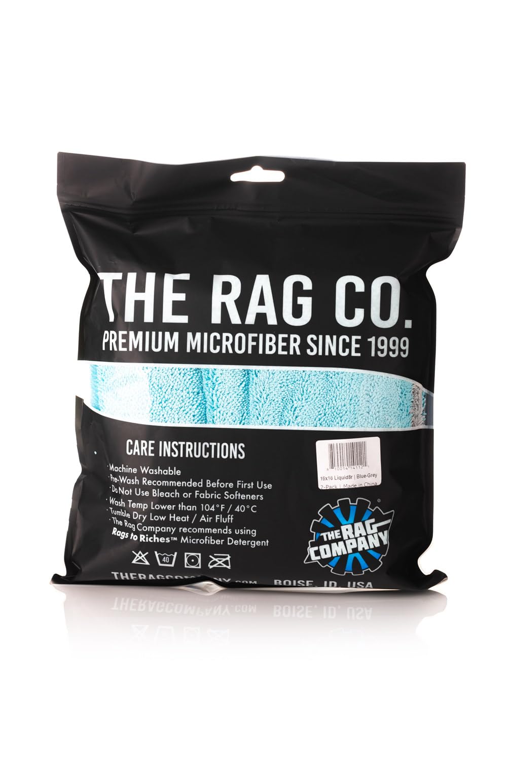 The Rag Company Liquid8r 1100gsm towel delivers fast water pickup