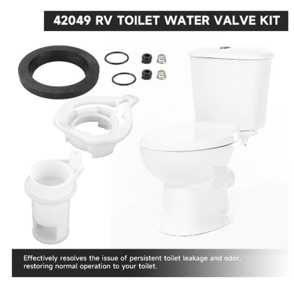 Thetford water valve Style II Kit Aqua side view for quick maintenance