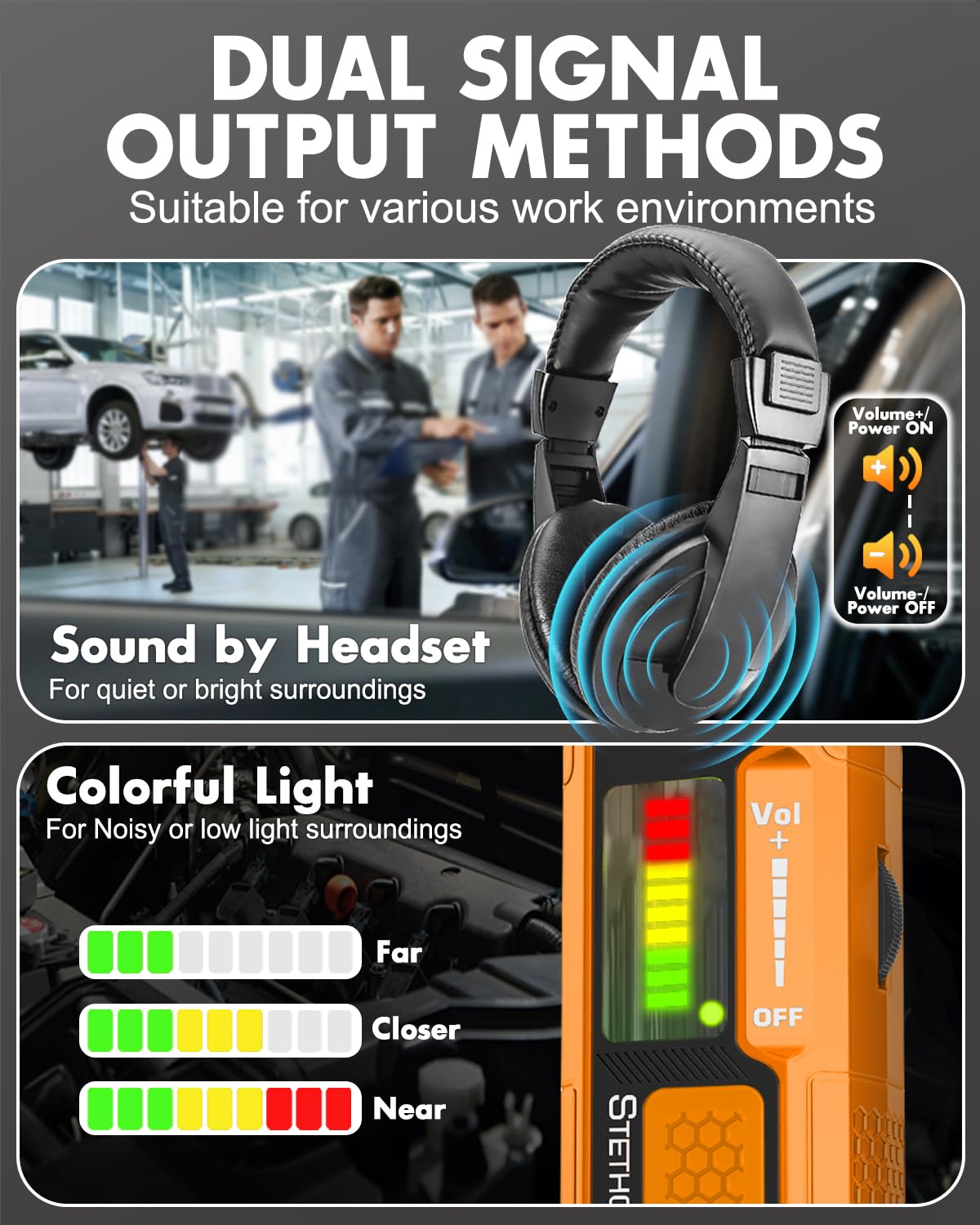 THIKPO LED indicator visually confirms faults during diagnostics.