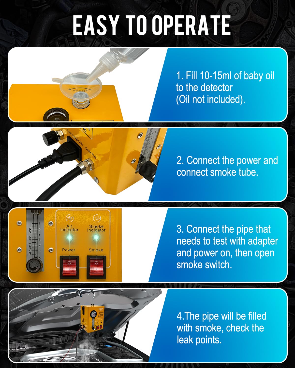 THIKPO pressure gauge enables precise leak testing