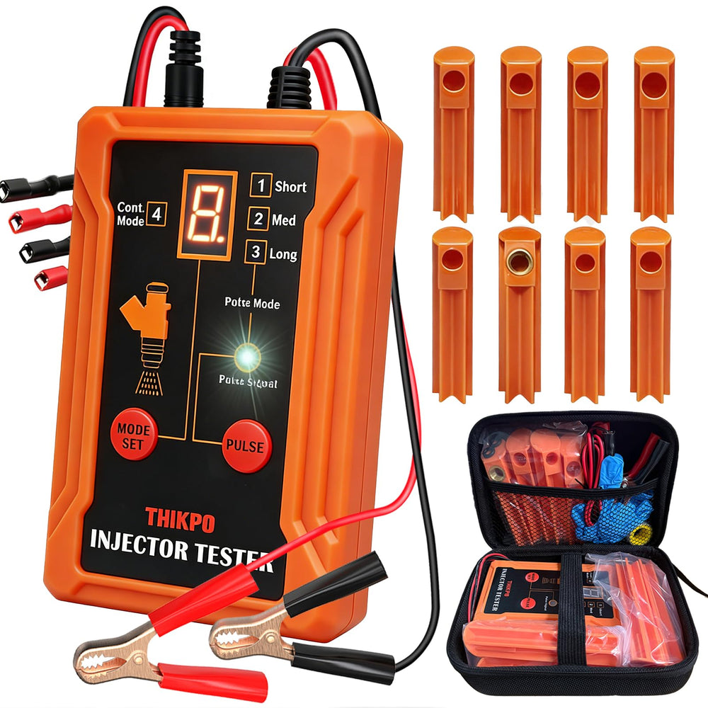 THIKPO universal fuel injector tester for diagnosing injector performance.