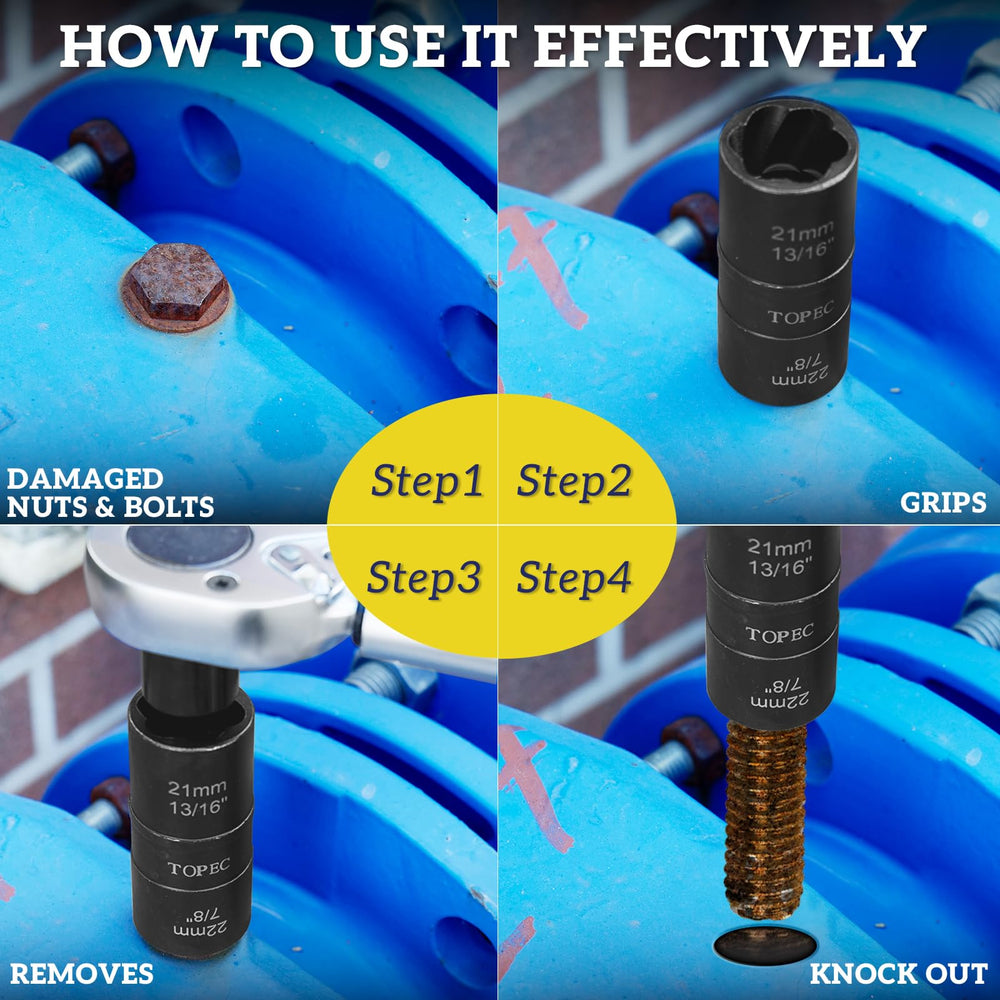 Thinkpro sizes range from 11/16 to 1-1/16 inch for flexibility