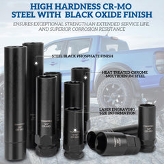 Thinkpro ten-piece master key configuration covers multiple sizes for roadside fixes