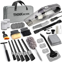 THINKWORK car cleaning kit vacuum with high power suction for deep dirt removal