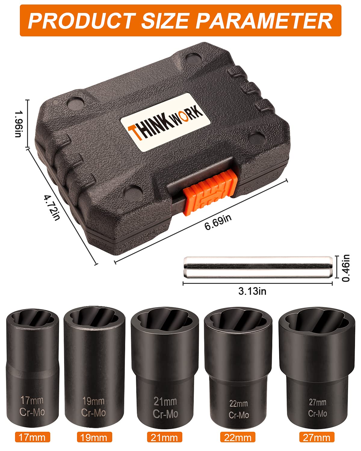 Thinkwork 1/2-inch drive adapter enables versatile use with manual, air, or power tools