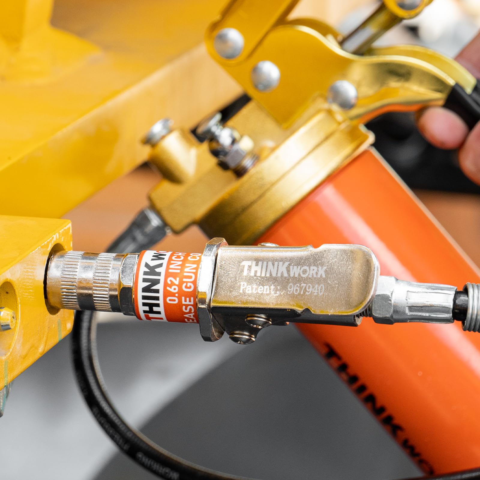 THINKWORK with 1/8 NPT fittings fits a wide range of grease guns.