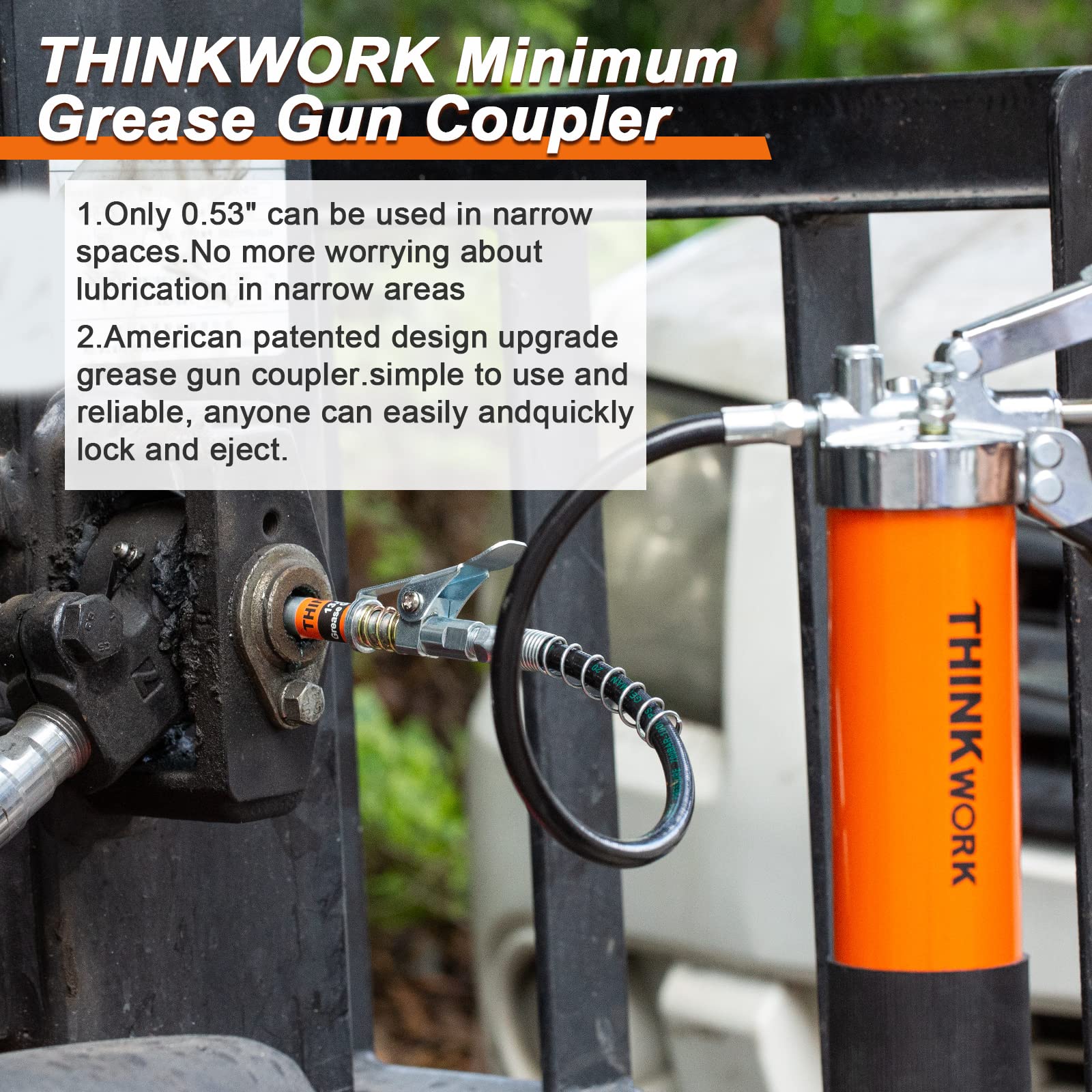 THINKWORK ideal for auto shop and farm equipment lubrication tasks