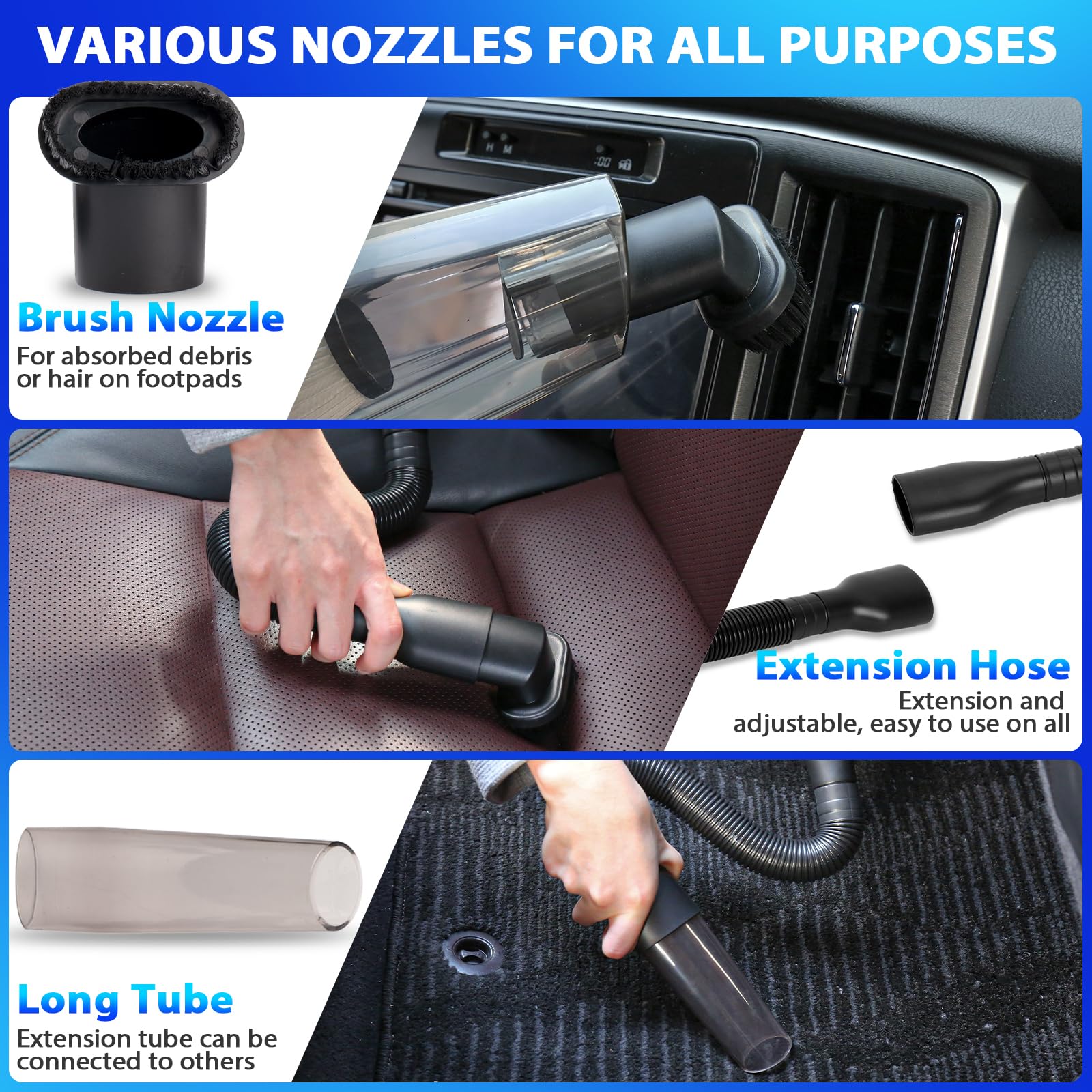 THINKWORK soft detail brush for delicate surfaces and dashboards