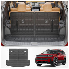 Thinzyou Santa Fe cargo mat front view for all-weather protection