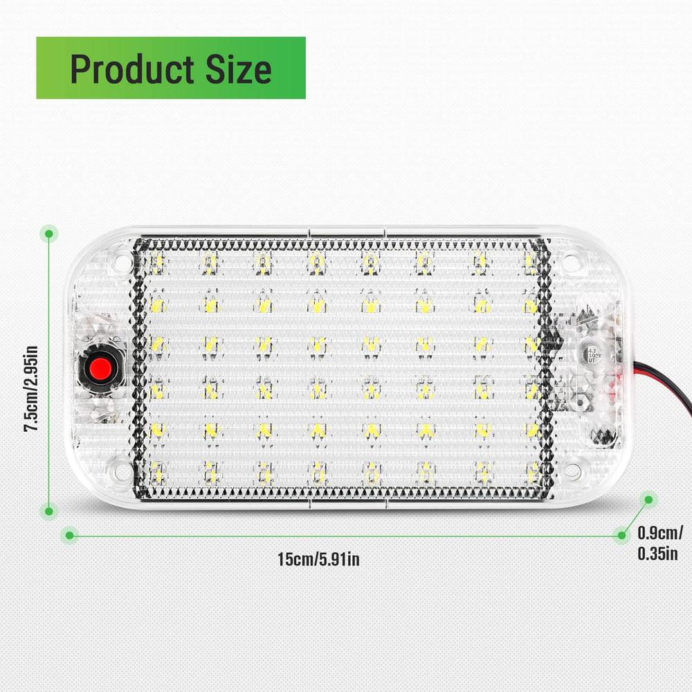 Thlevel LED Dome Light anti-glare design protects eyes during long use