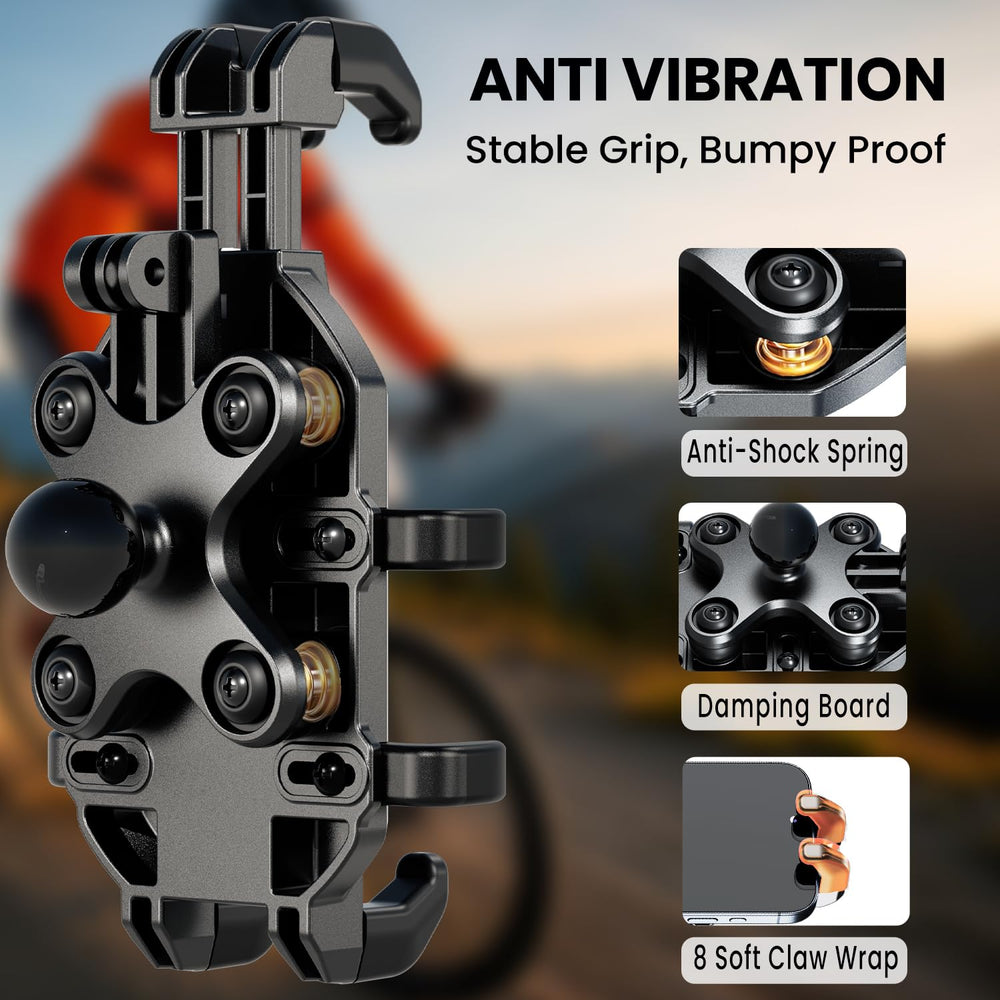 Thlevel universal compatibility supports phones from 5.4 to 6.9 inches securely.