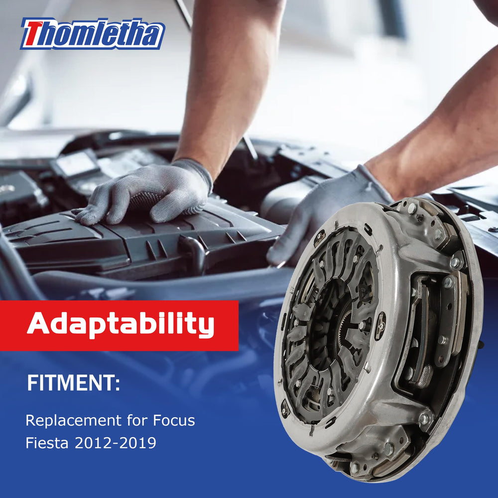 Thomletha Focus fork kit packaging shown for direct fit validation.