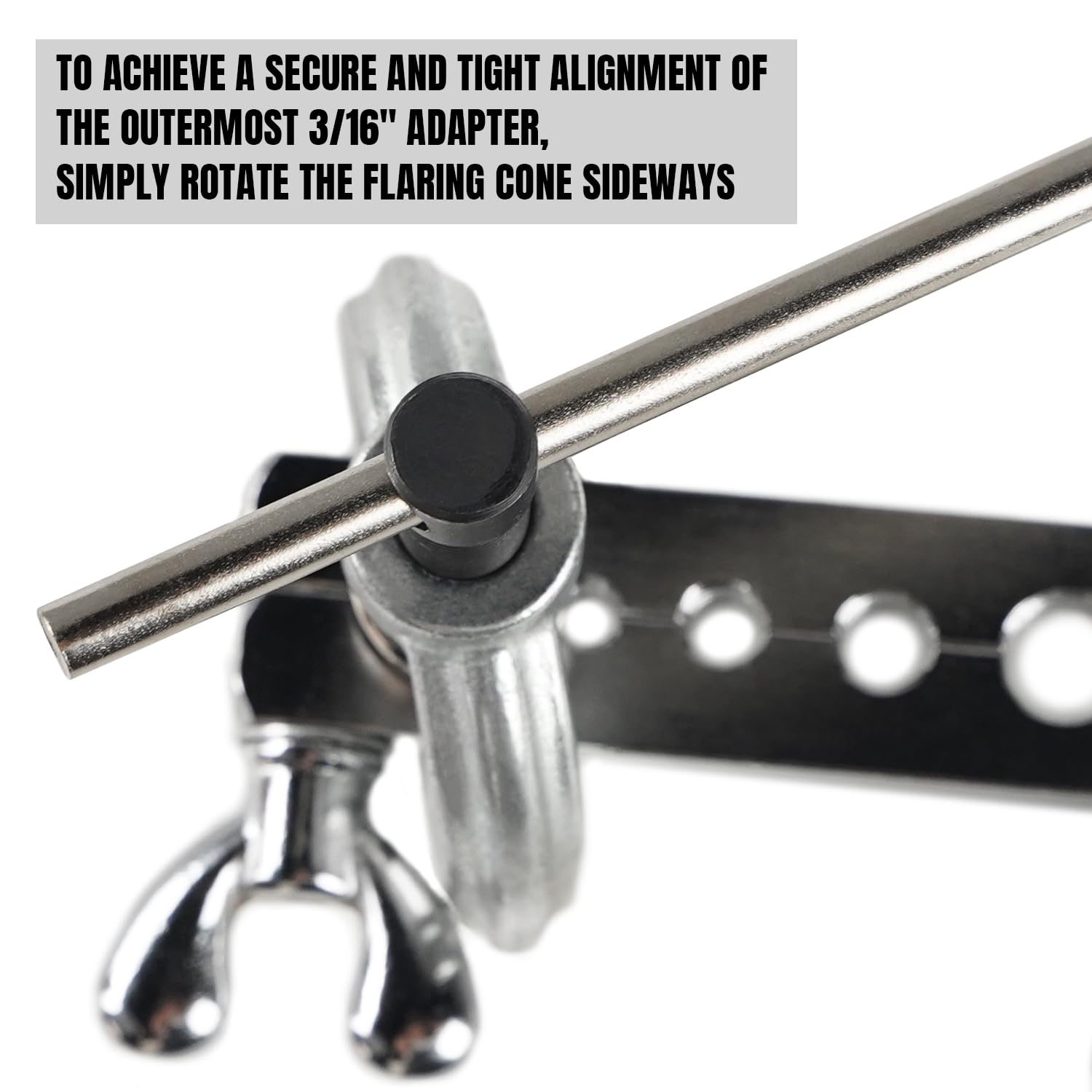 Thorstone five-size adapters for brake line and HVAC tubing