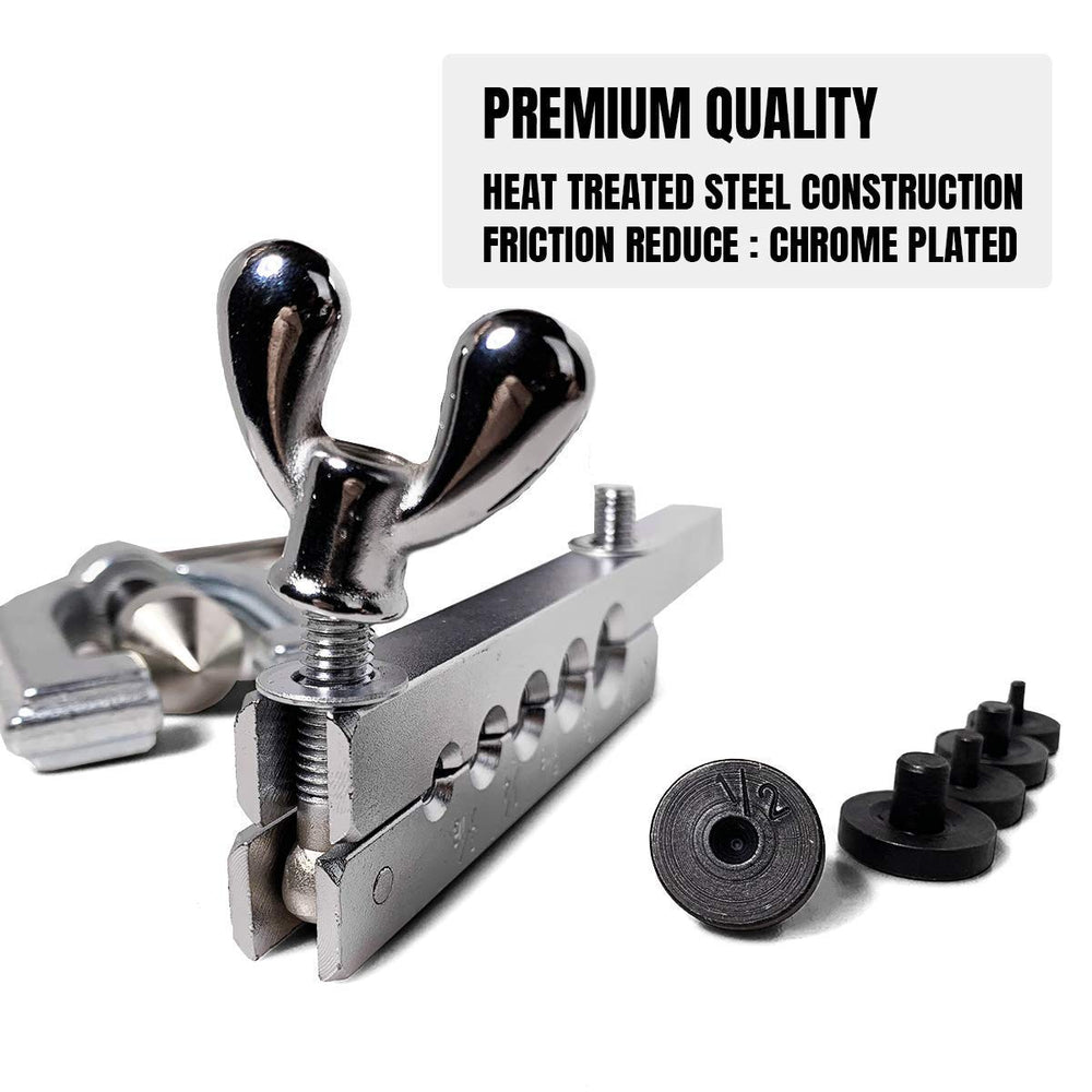 Thorstone chrome swivel reduces friction for smoother flaring