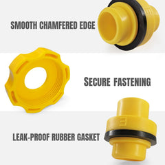 Thorstone No-Spill coolant funnel kit adapters support universal compatibility with many vehicles.