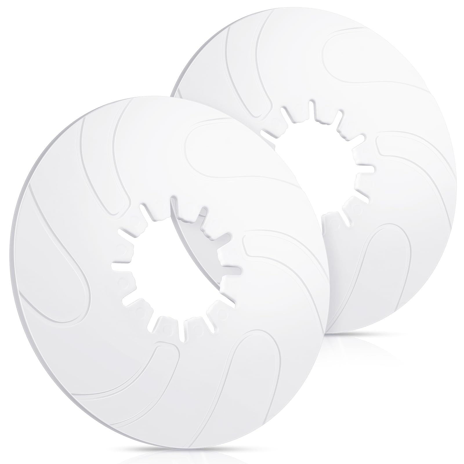Threlaco 2-pack fifth wheel lube plate, 12-inch close-up highlighting durable surface