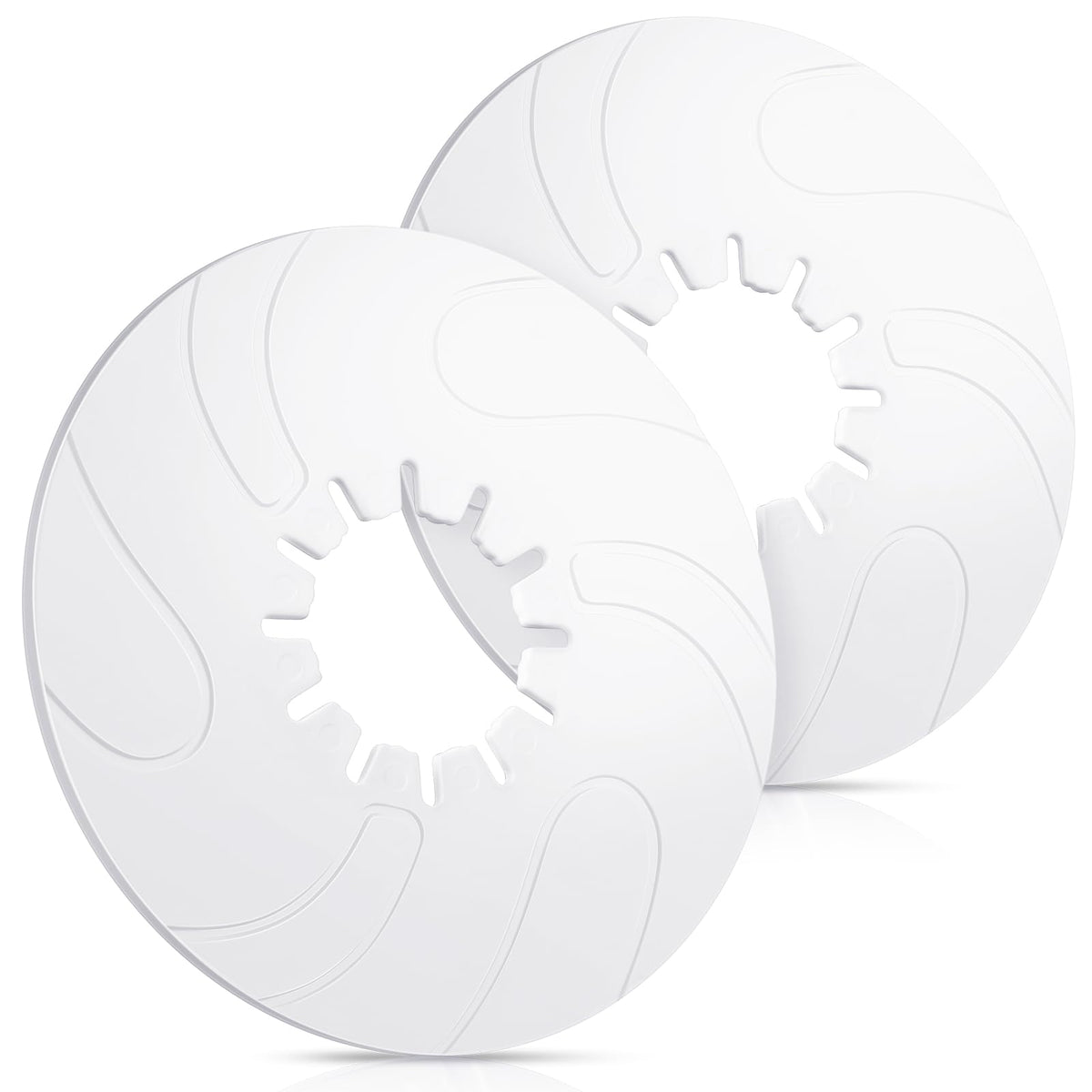 Threlaco 2-pack fifth wheel lube plate, 12-inch close-up highlighting durable surface