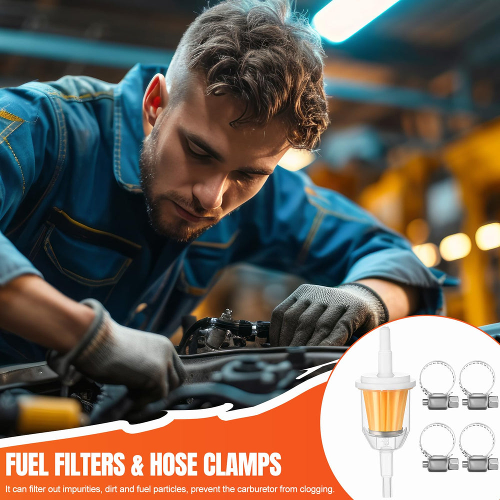 Threlaco Hep-02a hose clamps kit supports quick, reliable fuel line installation.