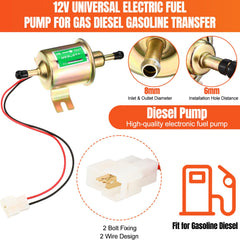 Threlaco Hep-02a 12V inline pump illustrates compact low-pressure output for lawn gear.