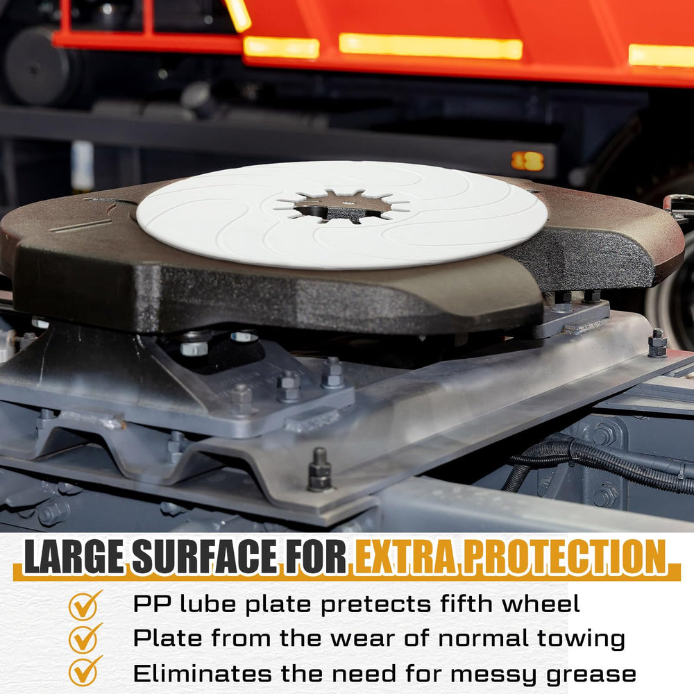Threlaco hitch plate protection during towing reduces friction