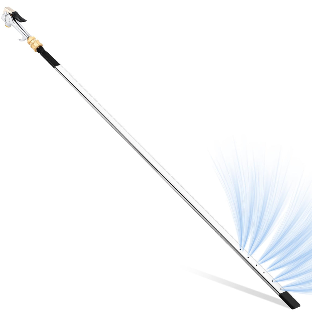 Threlaco radiator cleaning wand 32in reaches tight spaces for thorough radiator cleaning.