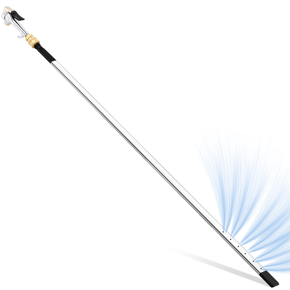 Threlaco radiator cleaning wand 32in reaches tight spaces for thorough radiator cleaning.