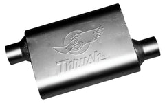 Thrush muffler with deep-tone profile for an aggressive exhaust presence.