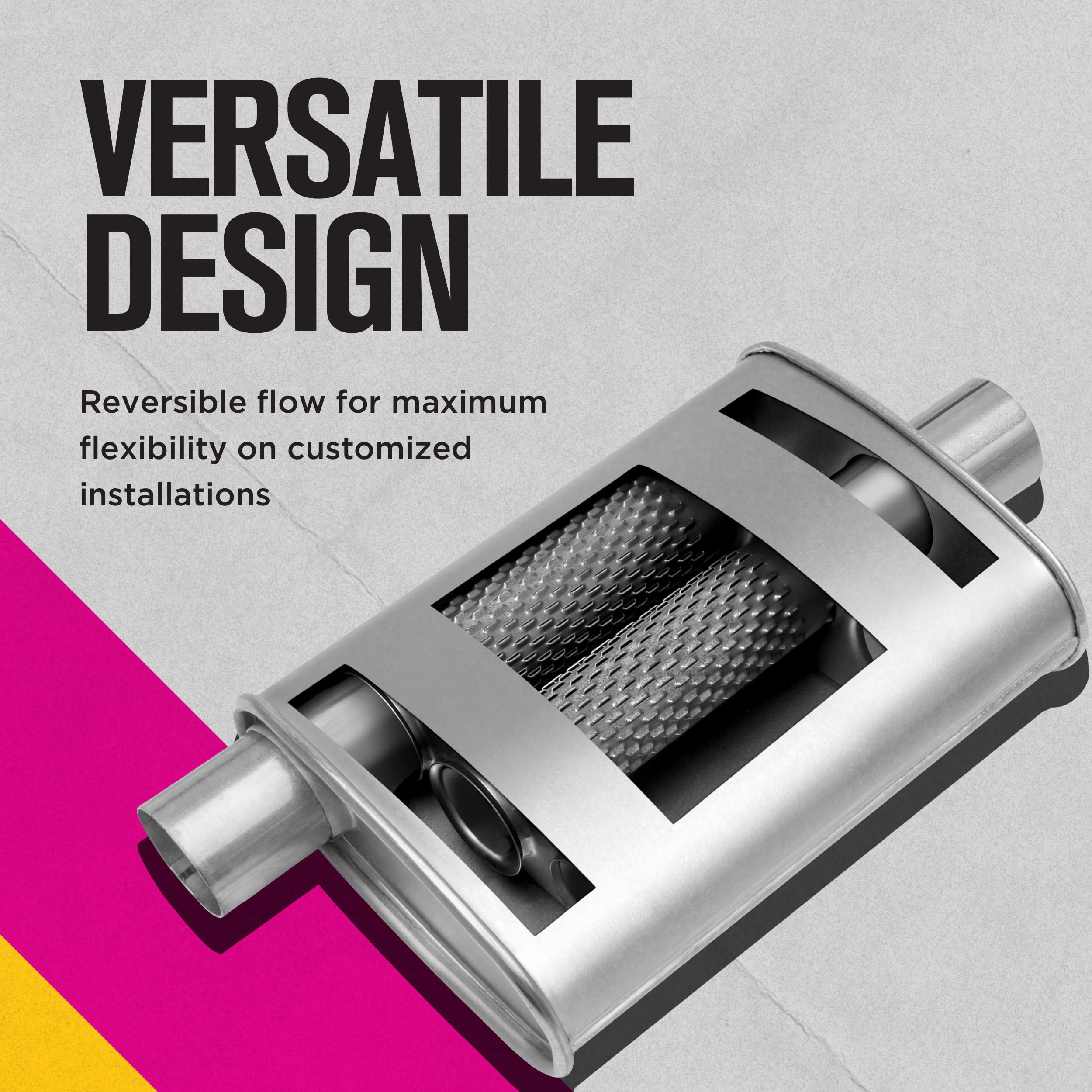 Thrush Turbo reversible flow image showing installation flexibility for custom setups.