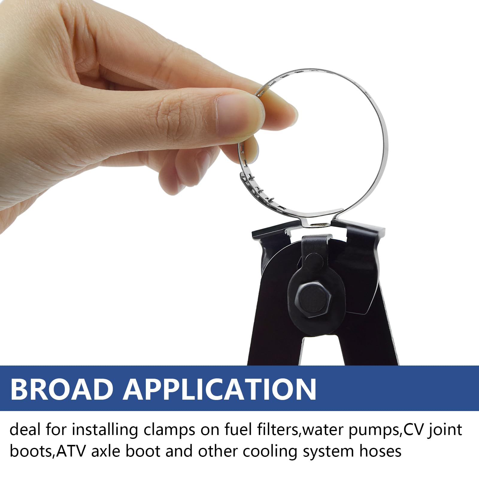 Thsakzo 20 crimp bands bundle for versatile clamp sizing.