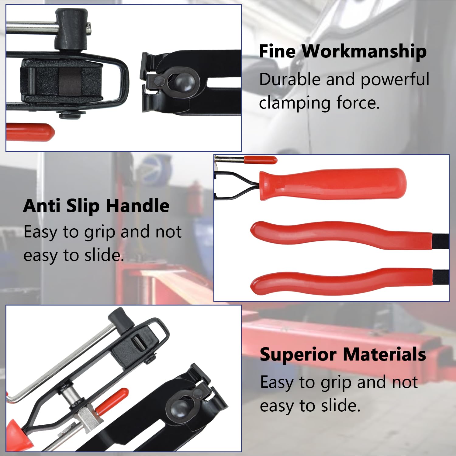 Thsakzo Boot Clamp Pliers showing straight jaw end for precise press