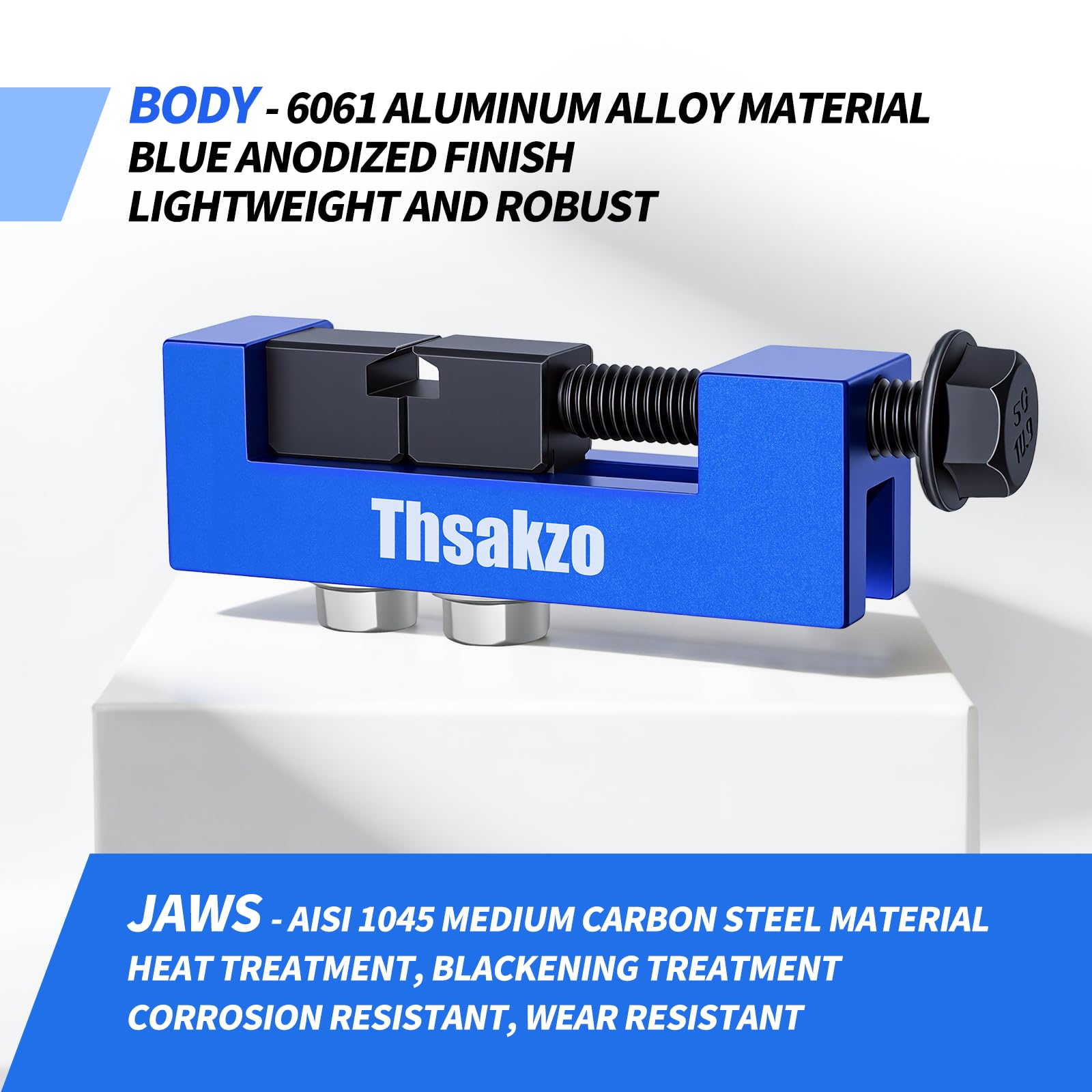 Ergonomic aluminum body reduces hand fatigue during longer CV boot repairs.